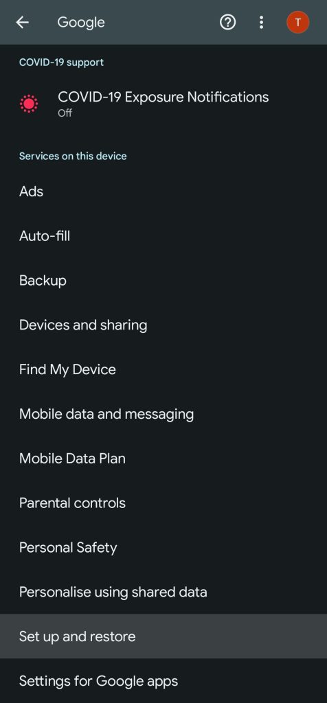 بازیابی مخاطبین حذف شده در گوگل