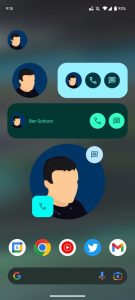 ویجت Individual Contact