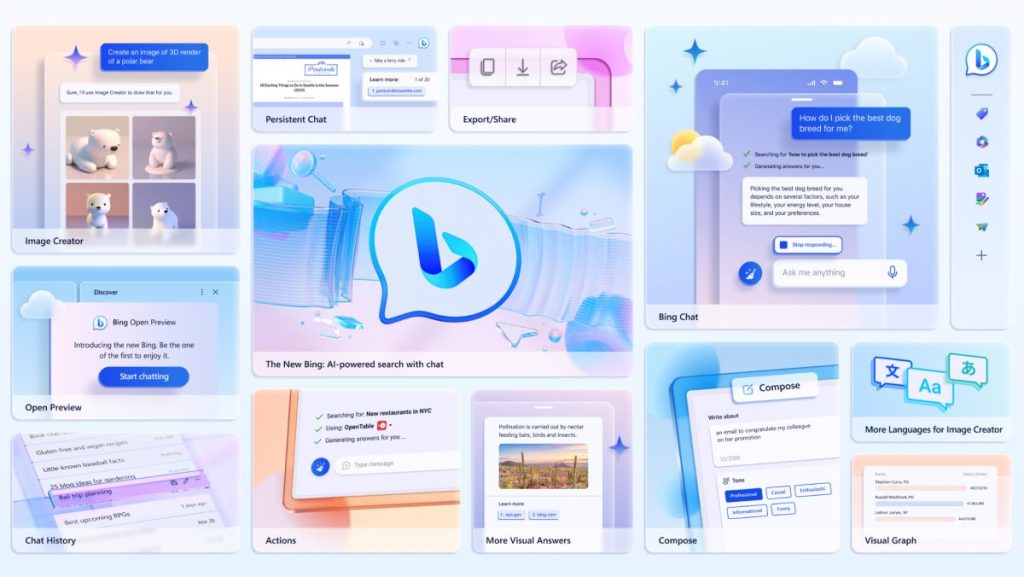 تجربه جستجو از طریق Bing Chat بصری‌تر می‌شود