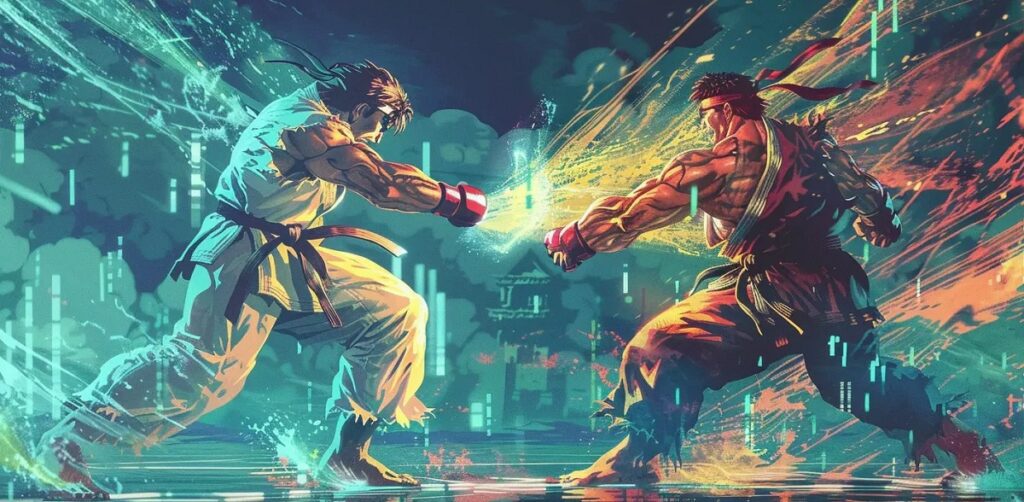 مبارزه ۱۴ ربات هوش مصنوعی در بازی Street Fighter III