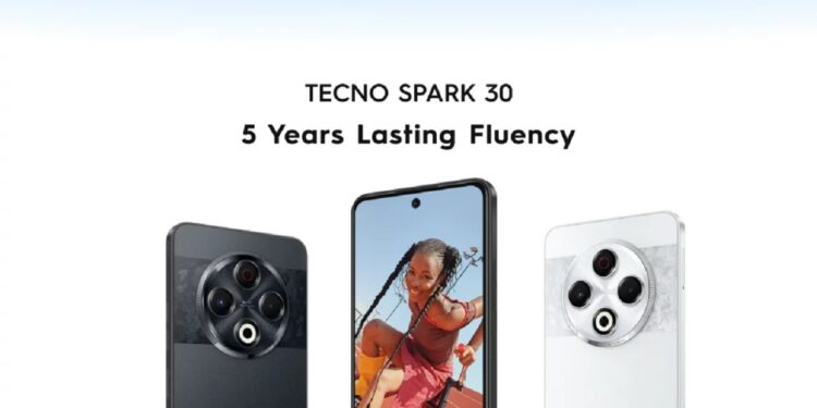 تکنو گوشی هوشمند Spark 30 را معرفی کرد