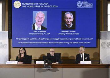 دو پیشگام هوش مصنوعی برنده جایزه نوبل فیزیک شدند