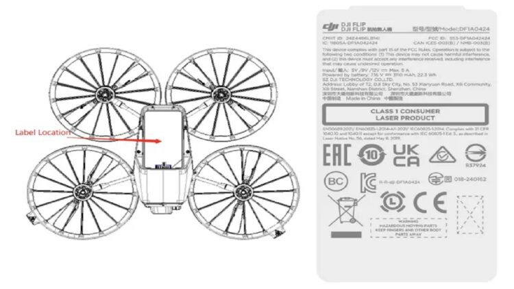 جزئیات جدیدی از  پهپاد تاشوی DJI Flip لو رفت