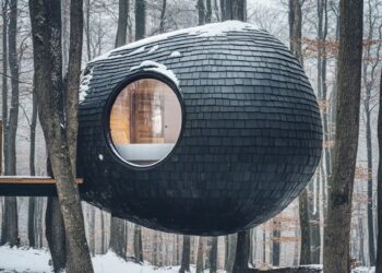 نگاهی به کلبه‌های درختی برل در دل طبیعت