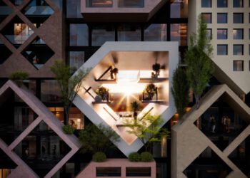 تحول معماری آلبانی با برج پازلی تیرانا