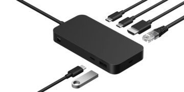 معرفی داک USB4 و قابلیت‌های جدید Surface Hub 3 از سوی مایکروسافت