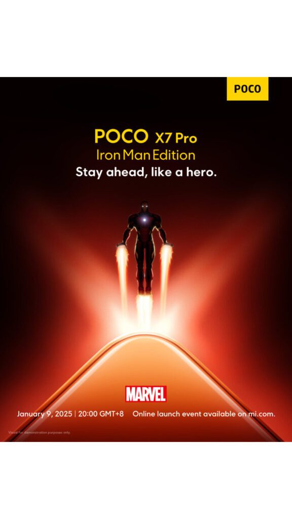 تاریخ عرضه جهانی گوشی Poco X7 Pro Iron Man Edition مشخص شد 