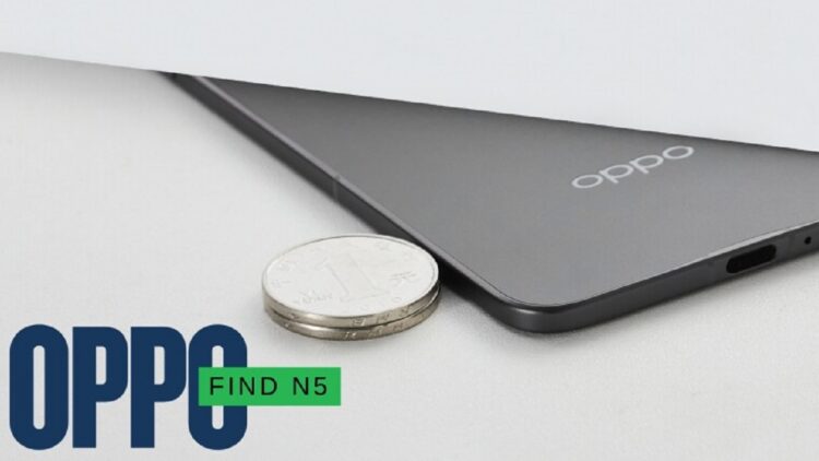 انتشار تصاویر جدید از OPPO Find N5 باریک‌ترین گوشی تاشو در جهان