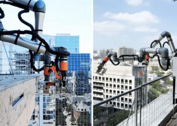 تحول در کارهای ساختمانی با بازوهای رباتیک UR20
