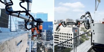 تحول در کارهای ساختمانی با بازوهای رباتیک UR20