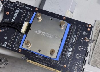 رکوردشکنی ایسوس با اورکلاک ۳.۵ گیگاهرتزی RTX 5090 تحت خنک‌کننده LN2