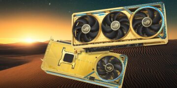 نسخه لوکس ROG Astral GeForce RTX 5090 Dhahab OC رونمایی شد