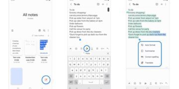 One UI 7 قابلیت‌های هوش مصنوعی نوشتاری را برای همه کیبوردها فعال می‌کند