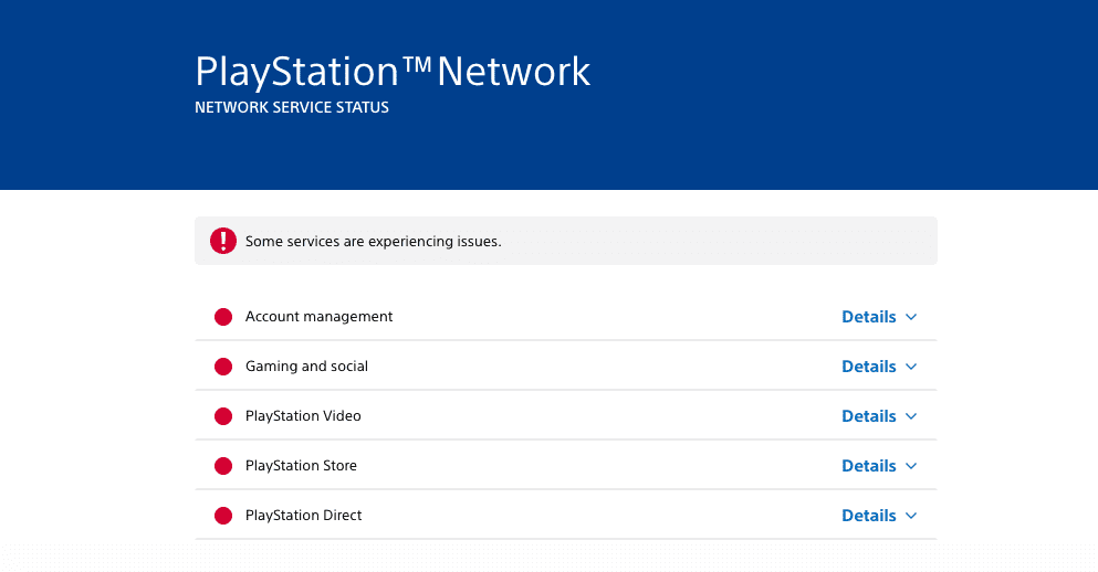 شبکه پلی‌استیشن که شب گذشته به‌طور ناگهانی در سطح جهانی از دسترس خارج شد