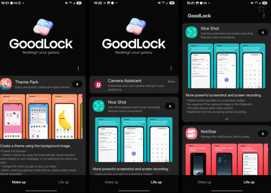 نسخه 3.0.10.1 Good Lock هم‌اکنون از طریق Galaxy Store