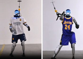 ربات‌های انسان‌نما حرکات افسانه‌های ورزشی را تقلید می‌کنند