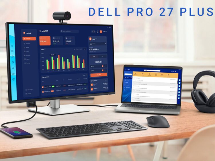 رونمایی از مانیتور Dell Pro 27 Plus؛ نمایشگر 4K IPS با هاب داخلی USB-C