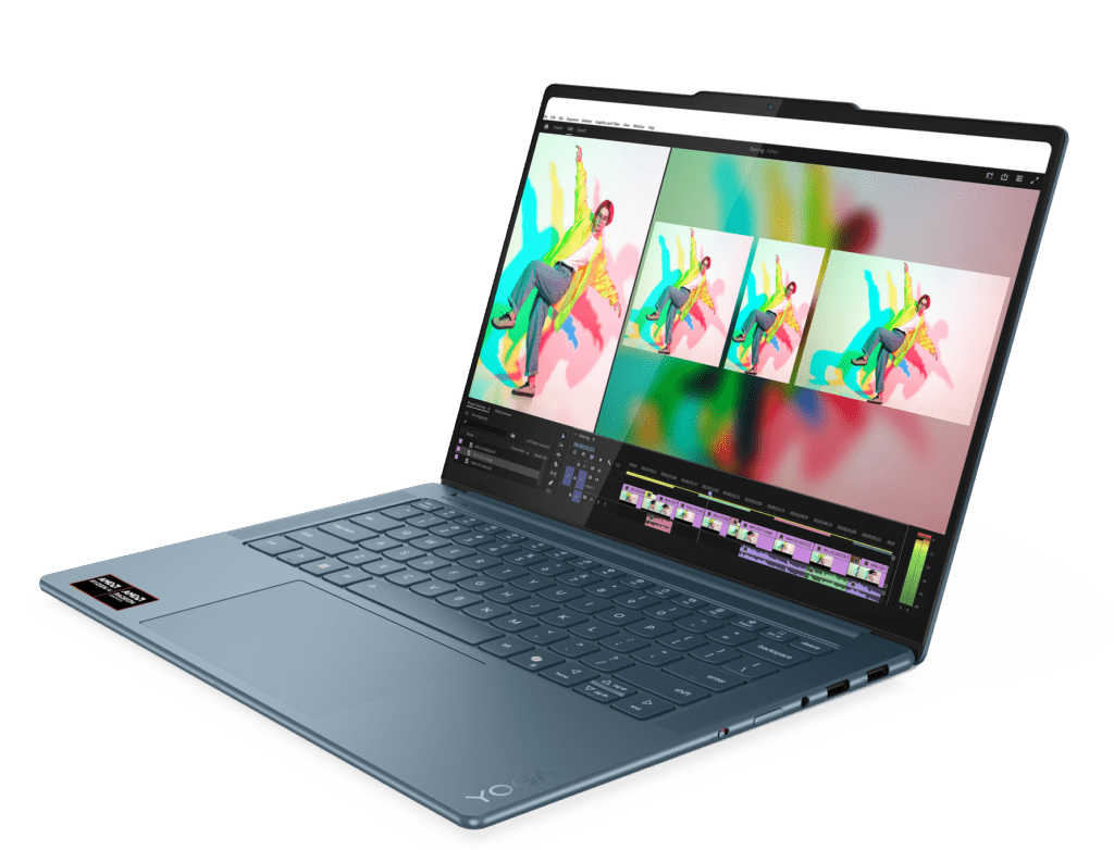 Yoga Pro 7 (14” 10) با پردازنده‌های سری AMD Ryzen AI 300 و کارت گرافیک AMD Radeon 880M