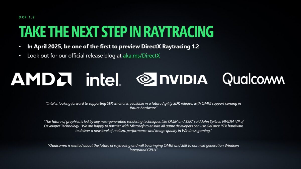 نسخه جدید DirectX Raytracing با عنوان DXR 1.2