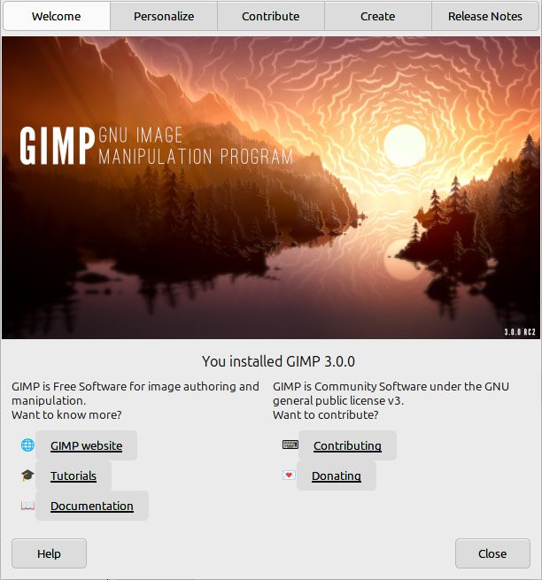 عرضه رسمی نسخه GIMP 3.0 پس از هفت سال انتظار