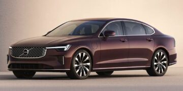 ولوو از مدل ۲۰۲۶ سدان لوکس S90 برای بازارهای آسیایی رونمایی کرد