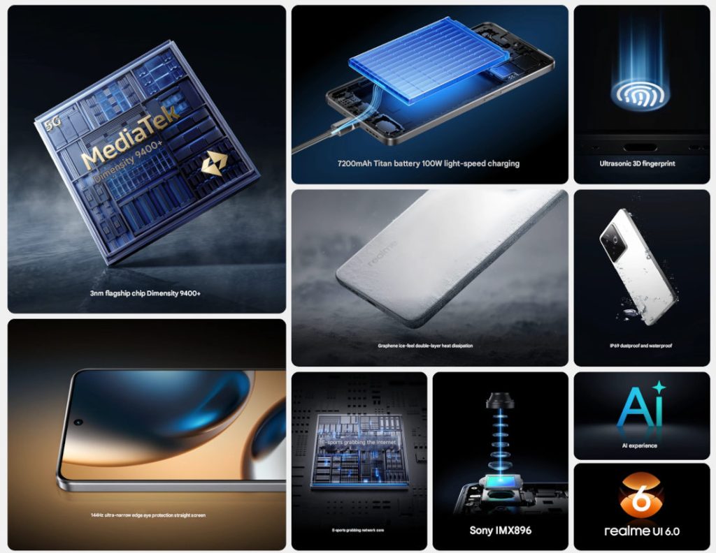 مشخصات فنی اصلی realme GT7
