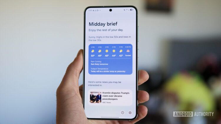 قابلیت جدید «پخش صوتی خلاصه روز» در رابط کاربری One UI 8 سامسونگ در راه است