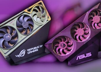ایسوس از دو کارت گرافیک ویژه RTX 5080 با طراحی‌های خاص Noctua و DOOM رونمایی کرد