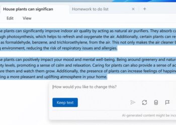 ایکروسافت قابلیت نوشتن خودکار با هوش مصنوعی را به Notepad اضافه کرد