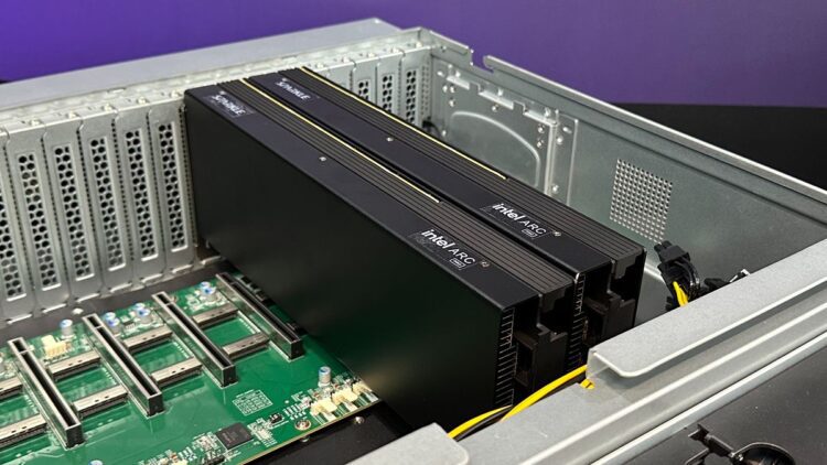 نسخه دوگانه کارت گرافیک Intel Arc B60 در دست توسعه توسط Sparkle