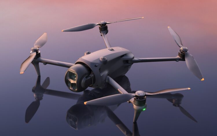 پهپاد DJI Mavic 4 Pro با سنسور ۱۰۰ مگاپیکسلی و برد پرواز ۴۱ کیلومتری معرفی شد