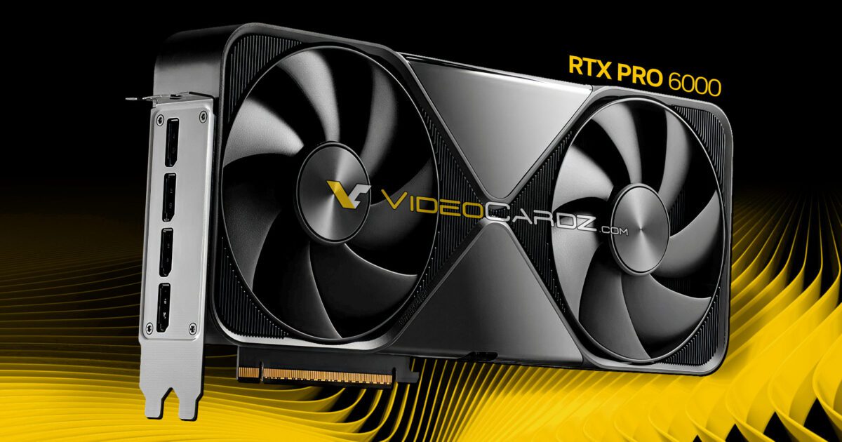 کارت گرافیک حرفهای Nvidia RTX Pro 6000 مبتنی بر معماری Blackwell