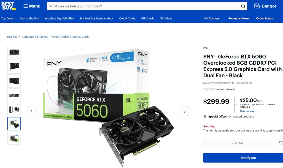 کارت گرافیک جدید RTX 5060 با قیمت پایه ۲۹۹ دلار از تاریخ ۱۹ مه (۳۰ اردیبهشت)