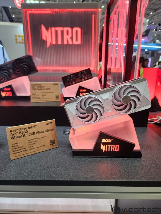 کارت Intel Arc B580 Nitro OC White