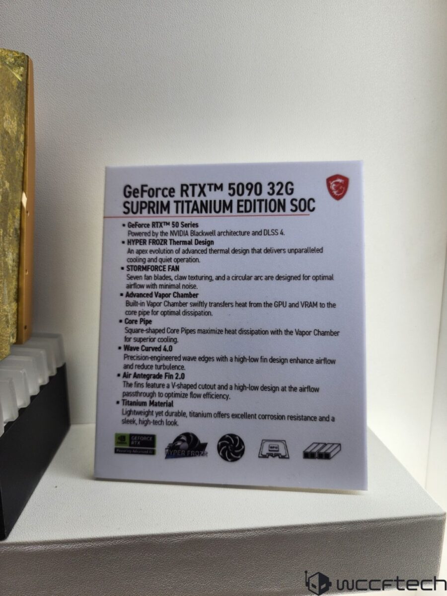 RTX 5090 SUPRIM Titanium SOC