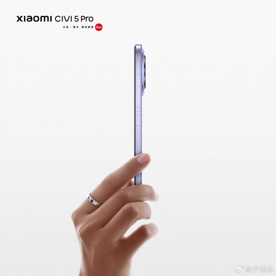 طراحی ظاهری گوشی Civi 5 Pro شیائومی