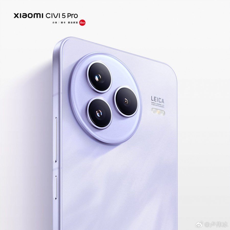 طراحی ظاهری گوشی Civi 5 Pro شیائومی