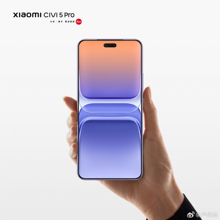 طراحی ظاهری گوشی Civi 5 Pro شیائومی