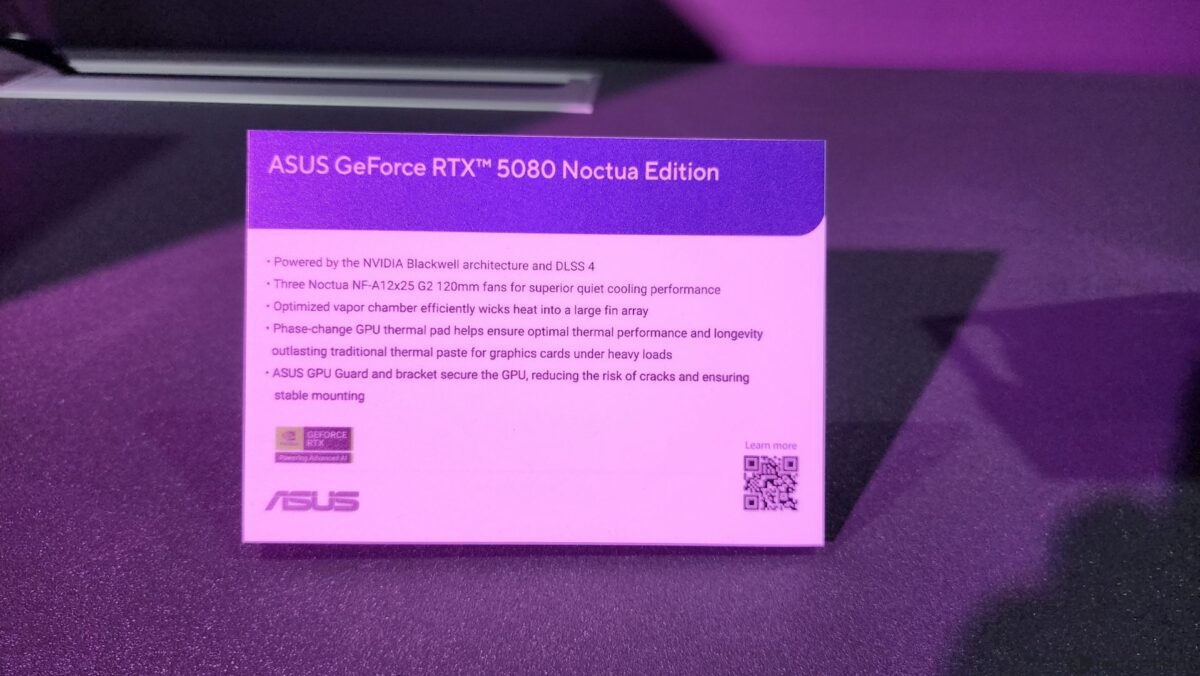 کارت گرافیک RTX 5080 Noctua Edition: قدرت در سکوت