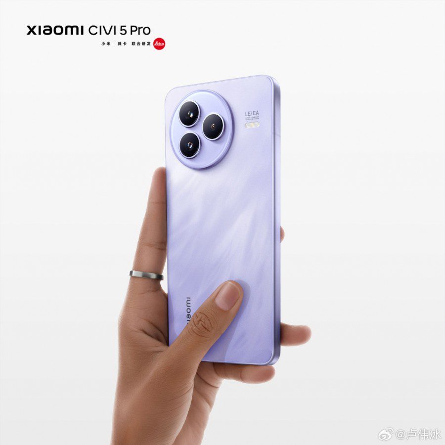 طراحی ظاهری گوشی Civi 5 Pro شیائومی