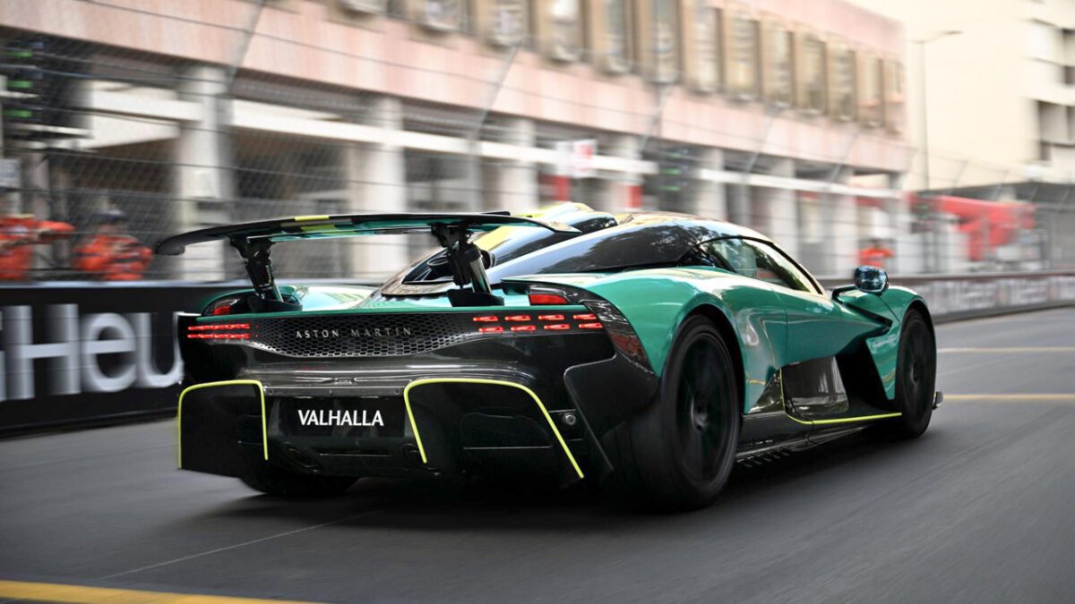 رونمایی از استون مارتین Valhalla در گرندپری موناکو