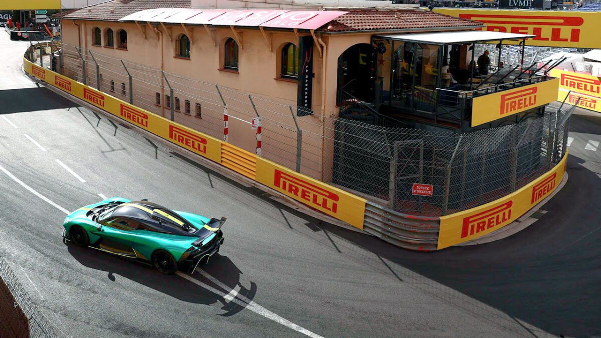 نمایش عمومی استون مارتین Valhalla در گرندپری موناکو