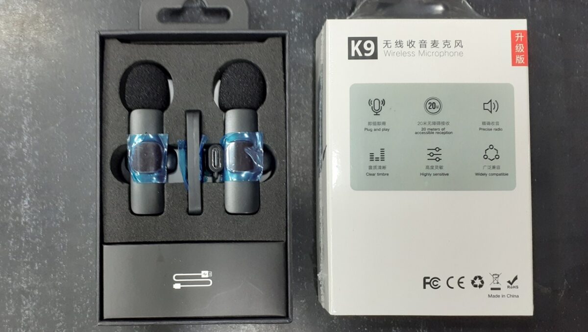 میکروفون یقهای K9 Dual Type-C