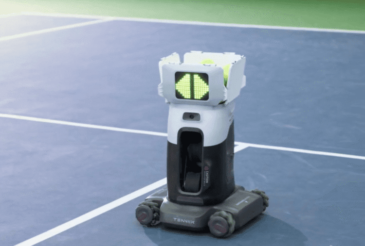 مربی تنیس رباتیک Tenniix فراتر از یک پرتاب‌کننده توپ