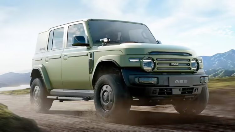 نسخه رترو شاسی بلند چری iCar V23 تابستان به بازارعرضه می‌شود