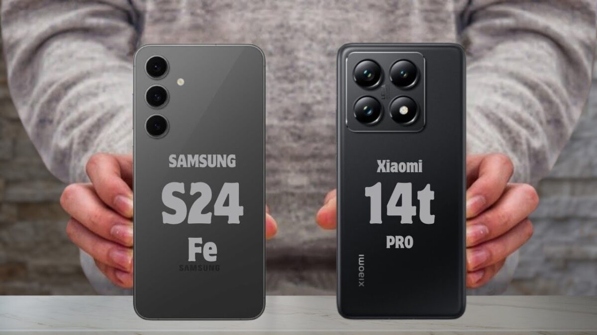 مقایسه دو گوشی 14T Pro و S24 FE از نظر طراحی بدنه