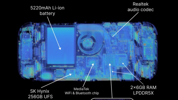 نگاهی موشکافانه به درون نینتندو Switch 2 با اسکن CT: افشای تراشه Tegra و اجزای داخلی