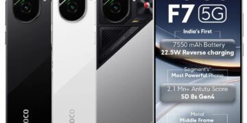 گوشی پوکو F7 با تراشه اسنپدراگون 8s نسل ۴ و باتری ۷۵۵۰ میلی‌آمپرساعتی رونمایی شد