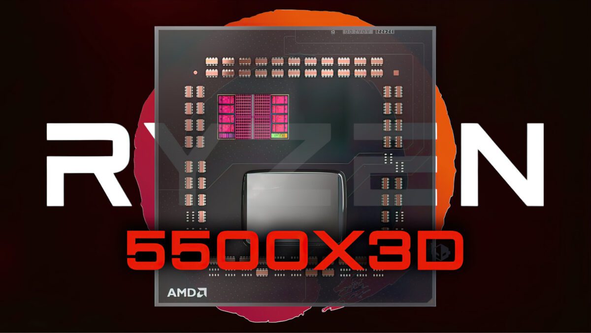 پردازنده Ryzen 5 5500X3D