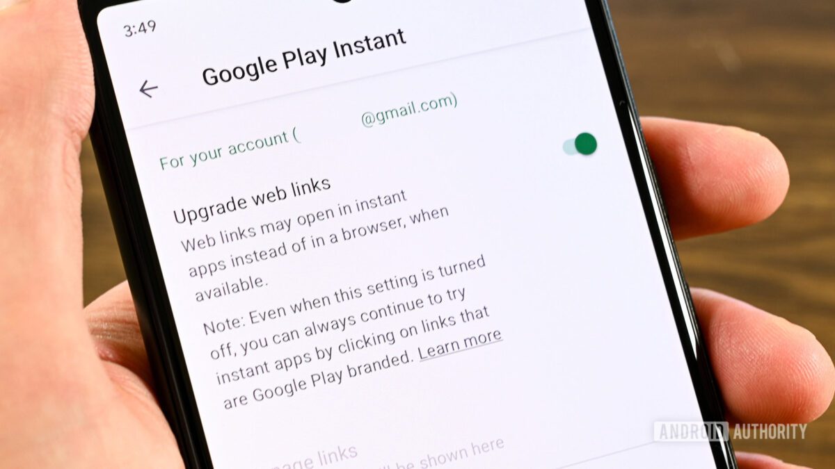 توقف سرویس Instant Apps اندروید